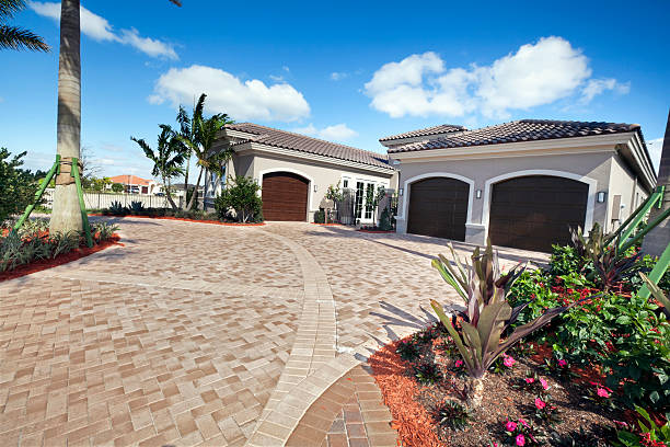 Permeable Paver Driveway in Cienegas Terrace, TX
